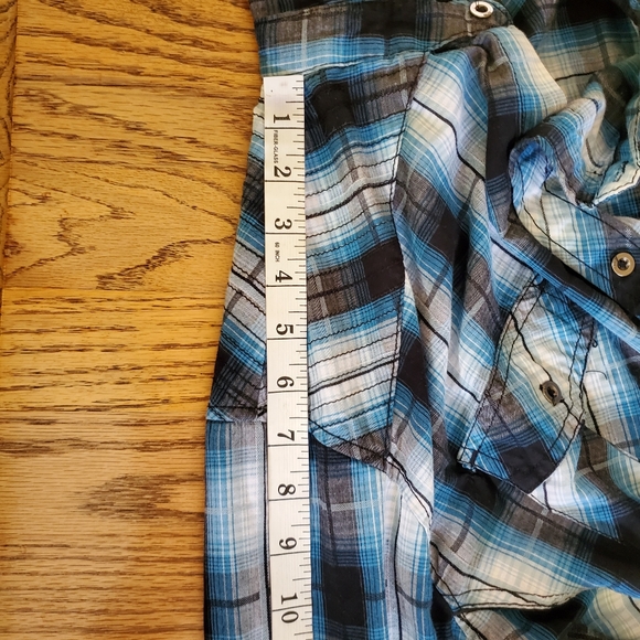 Helix xxl long sleeve button down shirt. Athletic fit. - Picture 10 of 13